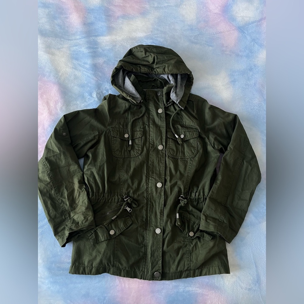 YMI Hunter Green Hoodie Jacket